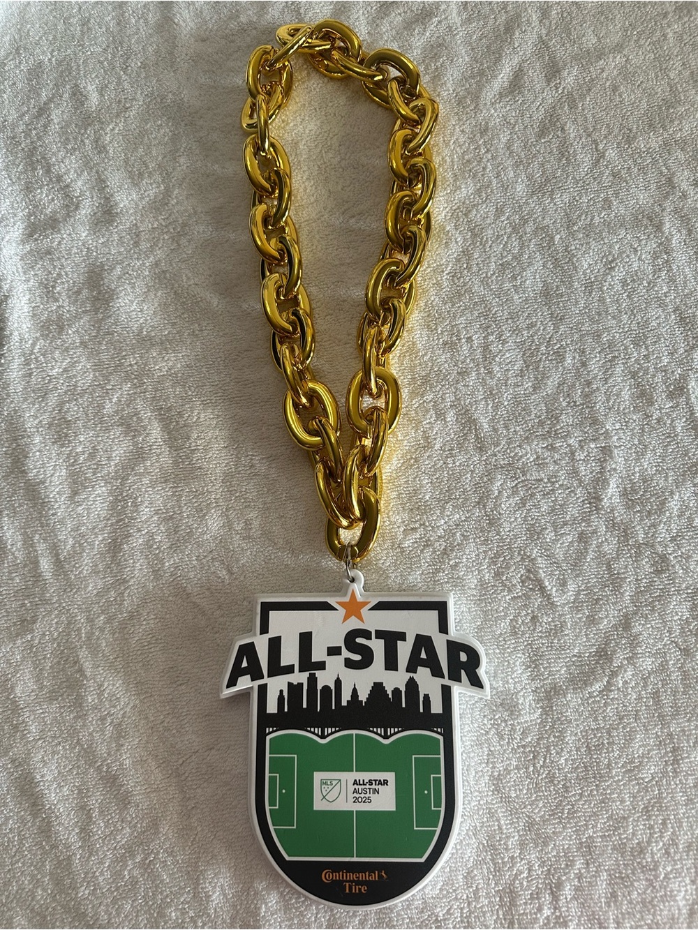 MLS All-Star Pendant Necklace with Gold Chain